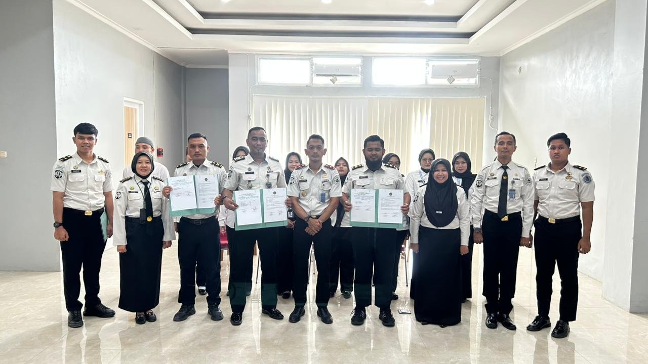 Awali Tahun 2026 dengan Semangat Pembaruan dan Penguatan Kinerja, Bapas Kelas II Tanjungpandan Gelar Penandatanganan Perjanjian Kinerja